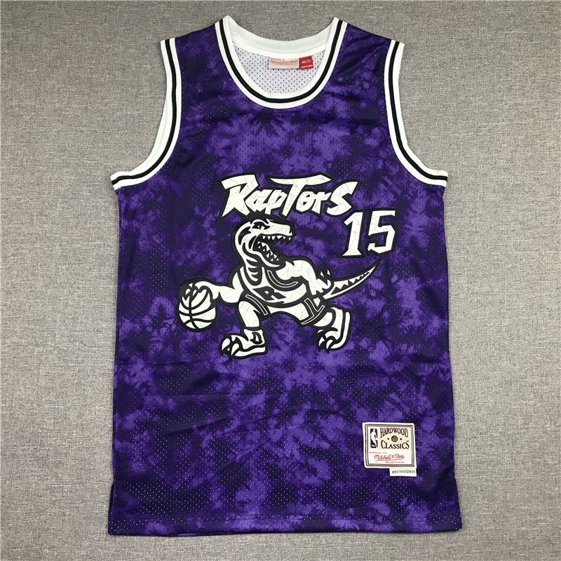 Men Toronto Raptors #15 Carter Purple constellation version Throwback NBA Jersey->atlanta hawks->NBA Jersey